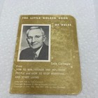 Dale Carnegie The Little Golden Book Of Rules Small Booklet Vintage 1964