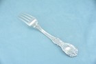 Reed   Barton Burgundy Sterling Silver 7-1 4  Dinner Fork New Mark No Monogram
