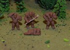 4 Bigfoot Boys In Different Poses Ho Scale Ready To Roam Your Model Train Layout
