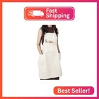 Conda 100  Cotton Canvas Professional Bib Apron With 3 Pockets For Women Men Adu