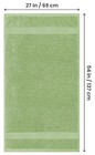 Utopia 4 Pack Bath Towels 100  Cotton Quick Dry Soft Sage Green