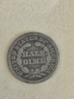 1848 U s  Seated Liberty Half Dime Coin Large Date Silver   Bonus Coins