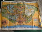 Lot Of 3 Disneyland 1968 1972 1984 Walt Disney Disneyland  Map Vintage 30  X 44 