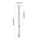 6pack Nylon Bore Brush 8mm Dia 4 5  Cleaning Twisted Wire Brush