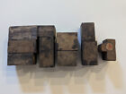 Lot Of 10 Vintage Antique Letterpress Print Blocks Victorian Chores Household