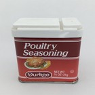 Vtg 1970s Advertising Spice Tin Durkee Poultry Seasoning Wayne Nj New Arrival