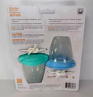 Munchkin Silicone Baby Food Feeder 2 Pack 4  Months Bpa Free Blue Mint New