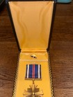 Wwii Army Air Corps Distinguished Flying Cross Medal Ribbon Bar Lapel Case Ww2