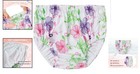 Adjustable Reusable Swim Diaper For Infants - Soft Floral Design 3-6