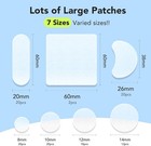 Litbear Large Pimple Patches  7 Sizes 112 Counts   Big Acne Patches  Xl Hydrocol