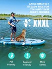  extra Large  Inflatable Paddle Board  Sup For 2 1 People family 500lbs Capac   