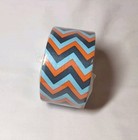 Duck Brand  see Details Printed Duct Tape Blue Orange Navy Chevron 1 88   x 10 Yd