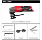 New Milwaukee Fuel M12 16 Gauge Scroll Shear - Tool Only - 2487-20