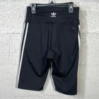  Adidas Originals Women s Classic Three Stripe High Waist Short Tights Medium 