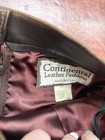 Authentic Vintage 1980   s Leather Fringe Skirt  