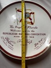 Vintage 1968 Republican National Convention Souvenir Plate Walker China 10 