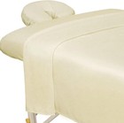 Microfiber 3-piece Massage Sheet Set  Natural  Ultra-light  Stain  And Wrinkl   