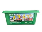 New  In Box  Brio World Cargo Railway Deluxe Set  Wooden Train Set  Model 33097