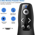 Power Point Presentation Remote Control Wireless Usb Ppt Presenter Laser Pointer