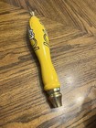 Vintage Rare I c  Light Beer Iron City Light Wooden Yellow Tap Handle Man Cave 