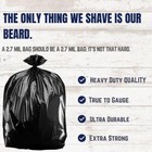 Plasticplace 65 Gallon Extra Heavy Trash Bags - Black  Case Of 100 Garbage Bags