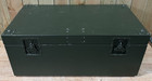 Military Surplus Metal Footlocker Case 37x19x15 Green Waterproof Storage