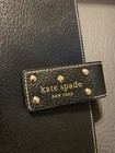 Kate Spade Debra Planner Agenda Organizer 6 Hole Leather Black Personal Size
