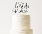 Personalized Wedding Cake Topper