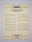 Fudge Roleplaying Game 1994 Wild Mule Games Limited Edition Rare