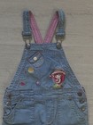 Vintage 2004 Strawberry Shortcake Charlotte Aux Fraises Denim Bib Overall For 5t