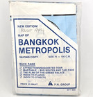 Map Of Bangkok Metropolis  75 X 100 Cm  Bus Routes  Index To Streets  Tours