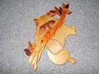 1995 Vtg Intarsia 21x15 Racoon On Tree Branch 3d Effect Handmade Wall Art     