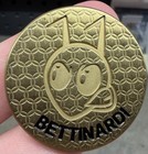 Bettinardi Tour Hive Golf Ball Marker  Gold yellow black - Bee