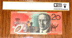 Australia  20 Polymer Banknote Pcgs Superb Gem Unc 67ppq P 59d 2006 Note