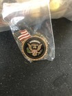 Bulk Bags Of 25  Hat Lapel Pin Us Presidential Seal With Flag