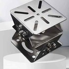 Cctv Security Camera 3-axis Joint Mount  Stainless Steel Universal Joint Brack