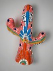 Talavera Cactus Mexican Figure Pottery Saguaro Folk Art 17    Castillo Family