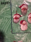 Plaid Bucilla Felt Ornaments Kit  84397 Christmas Jolly Bearded Santa  4 Pc Set