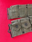 Ww2 Us Army M1 Garand 10 Pocket Ammo Ammunition Belt Cartridge Dated 1945 Wwii