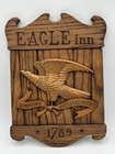 Eagle Inn 1789 Wall Plaque Wing Range Industries Vintage Tavern Sign Americana