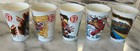 1970s Vintage 7-11  7-eleven Marvel Comics Lot Of Five Slurpee Cups