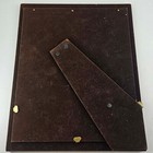 Vintage 80 s Art Deco Style Polished Brass Gold 8x10photo Picture Frame
