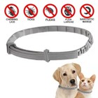 2 Pcs Natural Control Flea   Tick Collar For Dogs   Puppies Repels Mosquitoes 