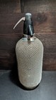 Vintage Isi Classic Soda Siphon Seltzer Bottle Wire Metal Mesh  Cocktail Maker
