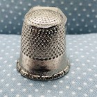 Knotts Berry Farm Amusement Park Souvenir Silver Tone Metal Thimble By Fort