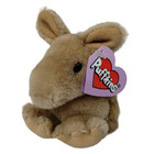 Swibco Puffkins Armour Armadillo Plush Stuffed Animal With Tags Tan Vintage 5 