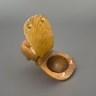 Vintage Hippopotamus Zoo Lines 1959 Teak Wood Trinket Box House Hippo Mcm Japan