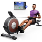 Merach Q1s Magnetic Rowing Machine 16 Levels Of Quiet Resistance Dual Slide Rail