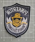 Pinkerton Private Security Service Embroidered Uniform Patch New Vintage