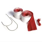 Zipwall Heavy-duty Zipper For Dust Barriers - Red  Pack Of 2  hdaz2 